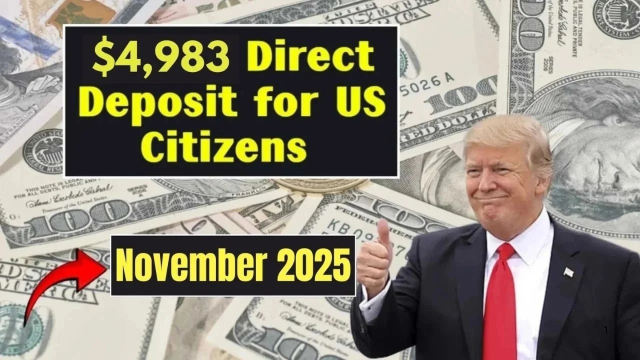 IRS $4,983 Direct Deposit Coming in November 2025? The Real Story, Eligibility & Payment Dates
