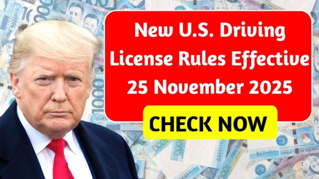 US Driving License Changes 2025: REAL ID, Digital Licenses & Senior Rules Effective November 25
